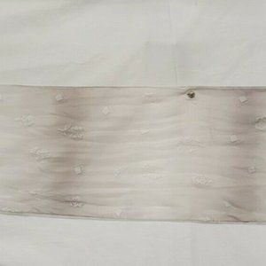 VINTAGE GRAY / SILVER SMOKEY FLORAL PRINT SHEER LADIES SCARF